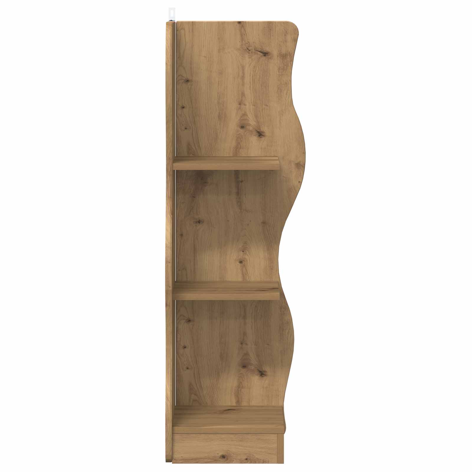 vidaXL Półka narożna Dąb artisan 34 x 33 x 102 cm Drewno inżynieryjne