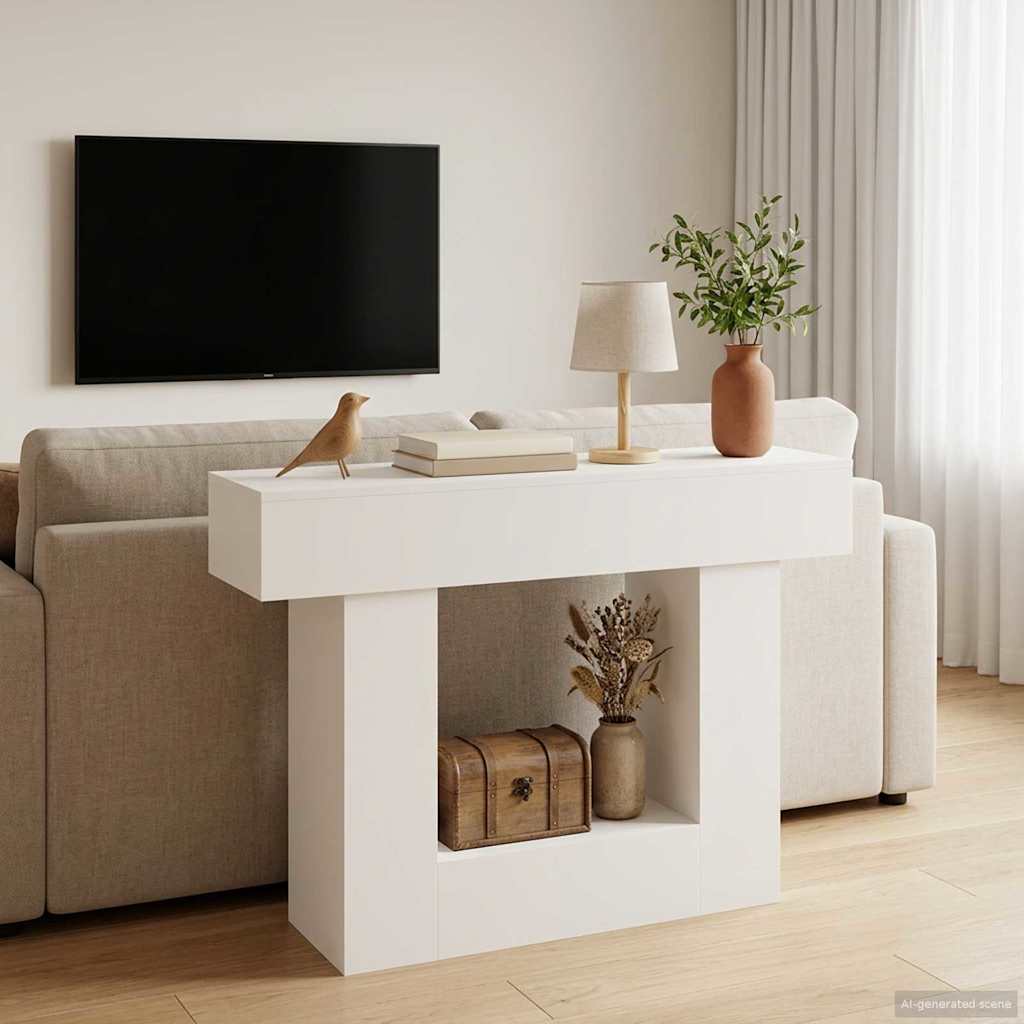 vidaXL Biały 101 x 30 x 74 cm