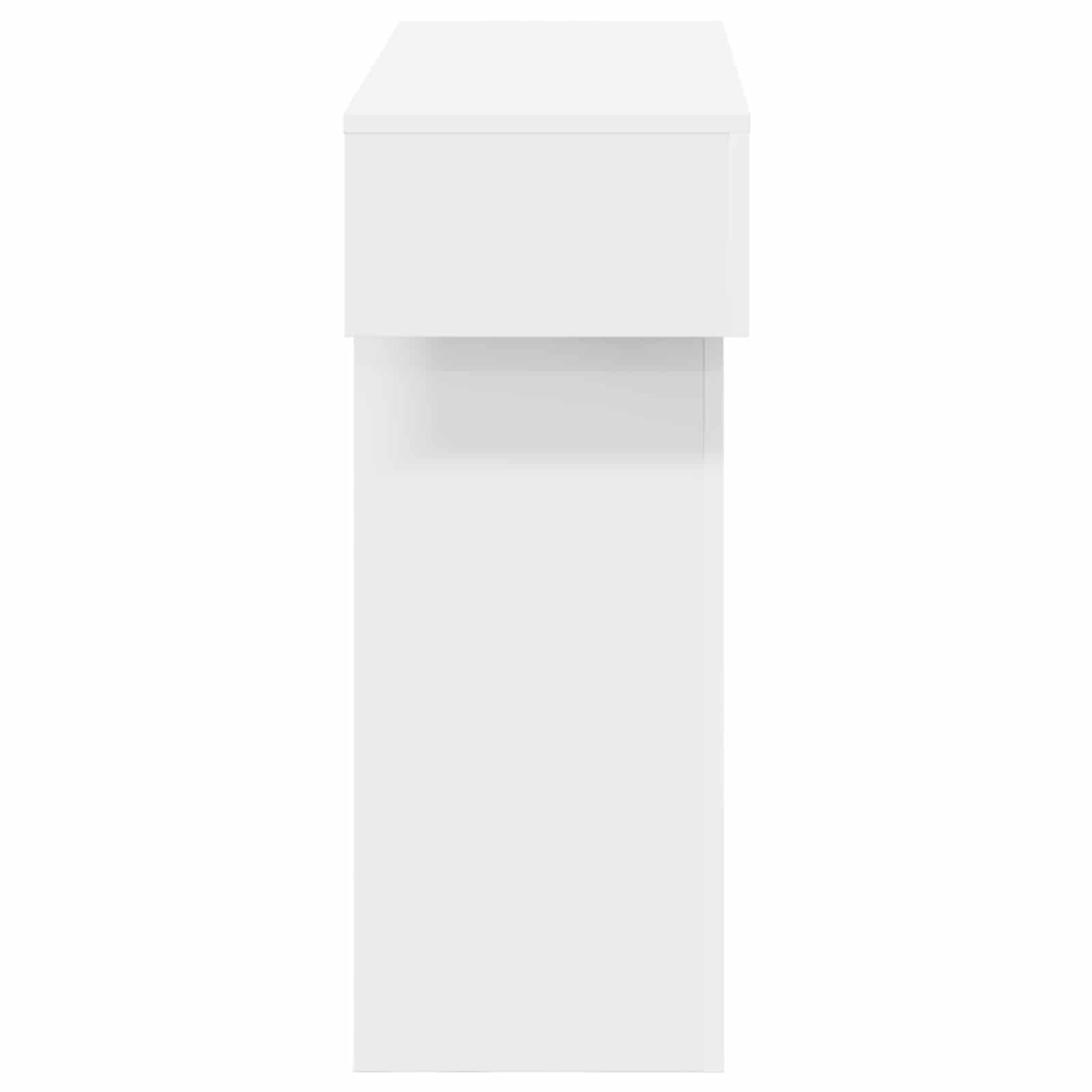 vidaXL Biały 101 x 30 x 74 cm