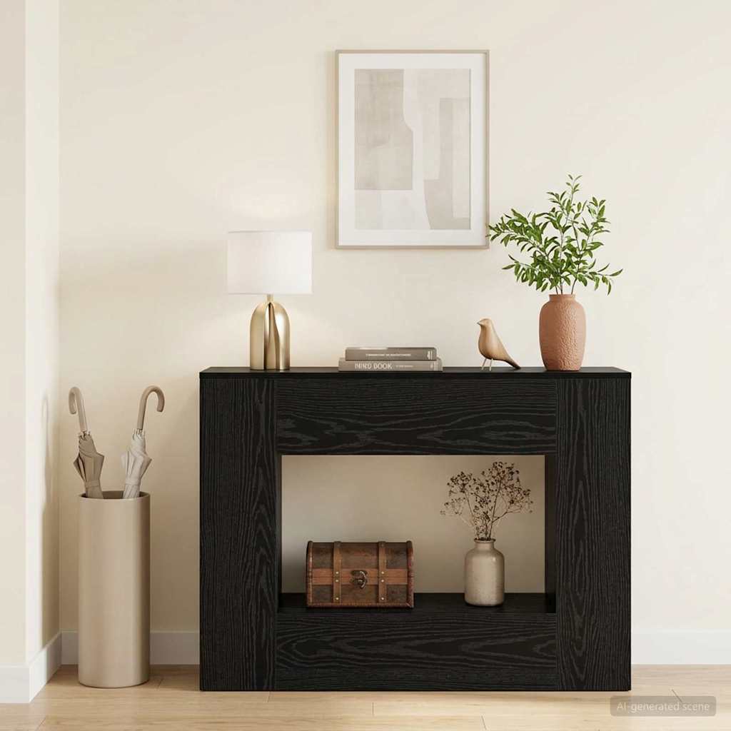 vidaXL Czarny Dąb 101 x 30 x 74 cm