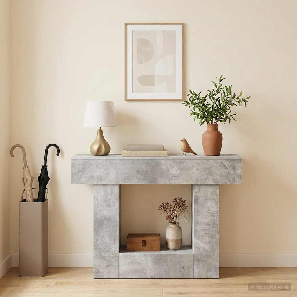 vidaXL Betonowy Szary 101 x 30 x 74 cm