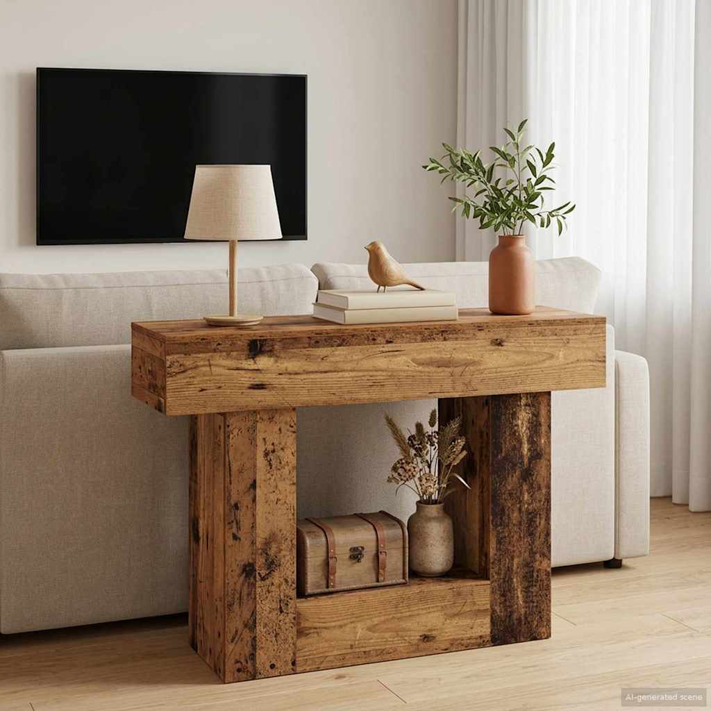 vidaXL Stare drewno 101 x 30 x 74 cm