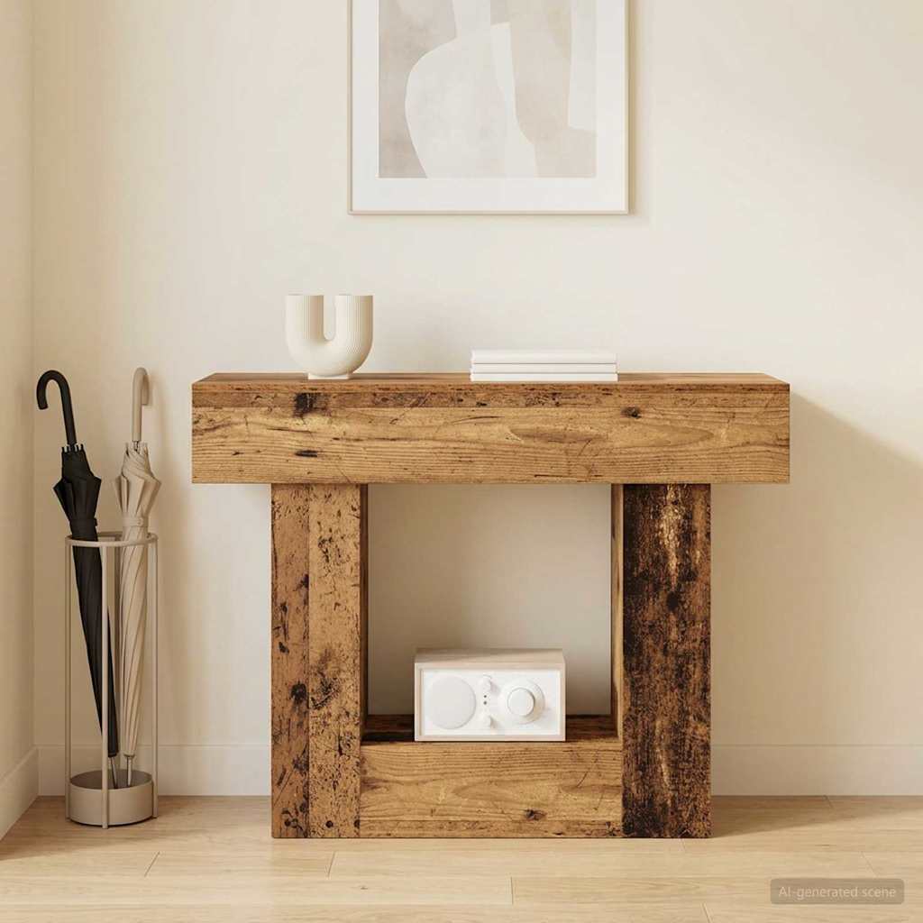 vidaXL Stare drewno 101 x 30 x 74 cm