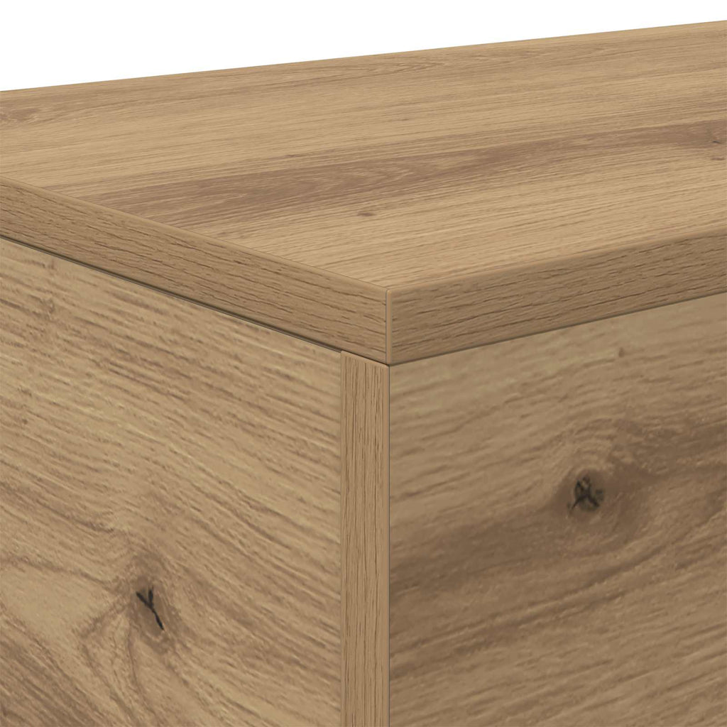 vidaXL Konsola Dąb artisan 101 x 30 x 74 cm Drewno inżynieryjne