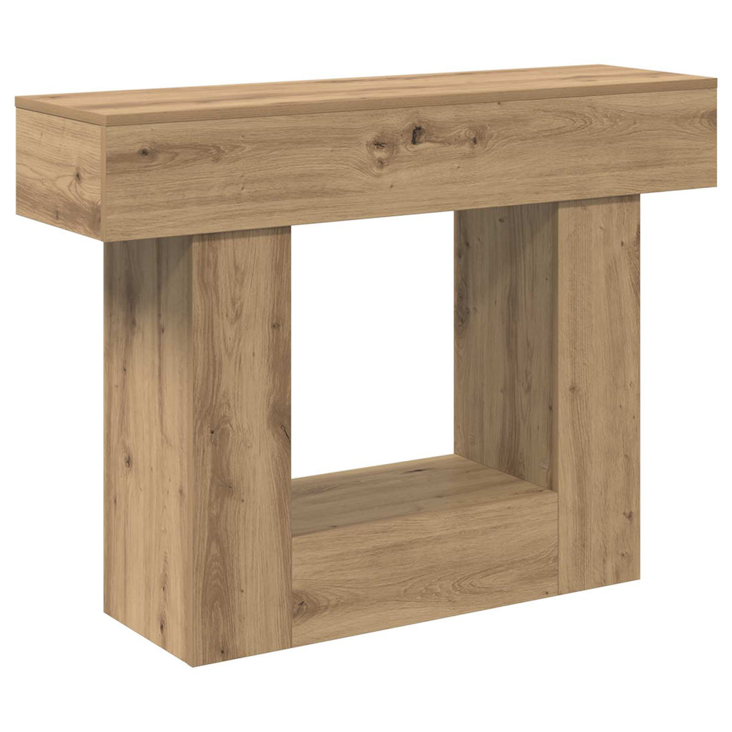 vidaXL Konsola Dąb artisan 101 x 30 x 74 cm Drewno inżynieryjne
