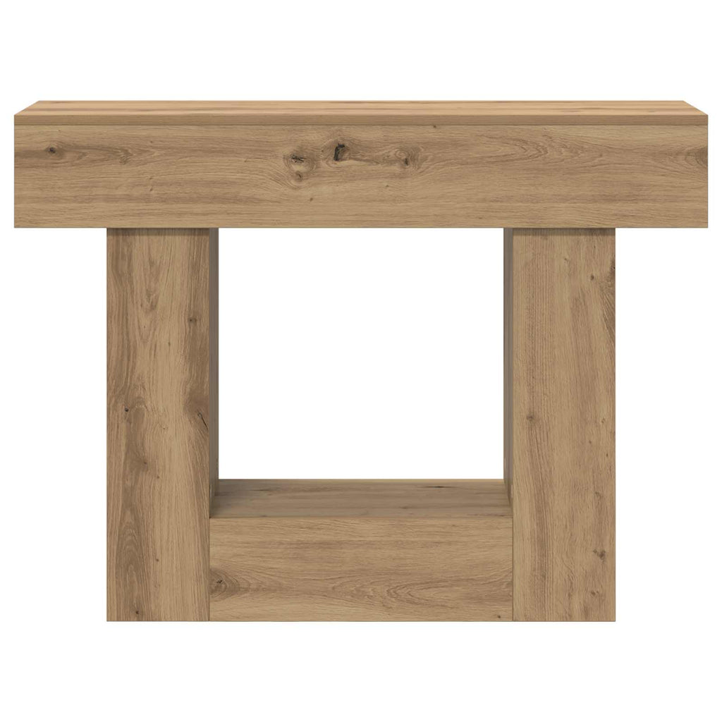 vidaXL Konsola Dąb artisan 101 x 30 x 74 cm Drewno inżynieryjne