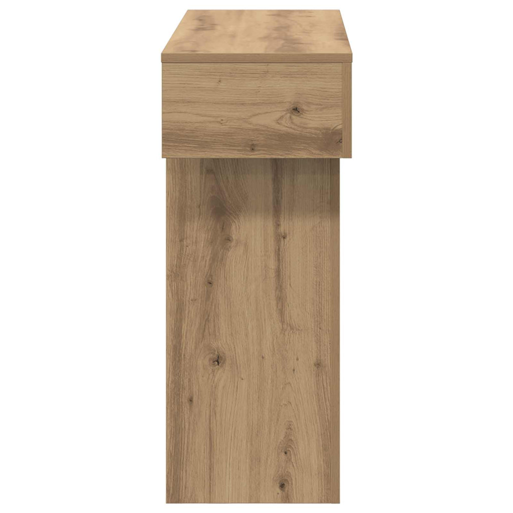 vidaXL Konsola Dąb artisan 101 x 30 x 74 cm Drewno inżynieryjne