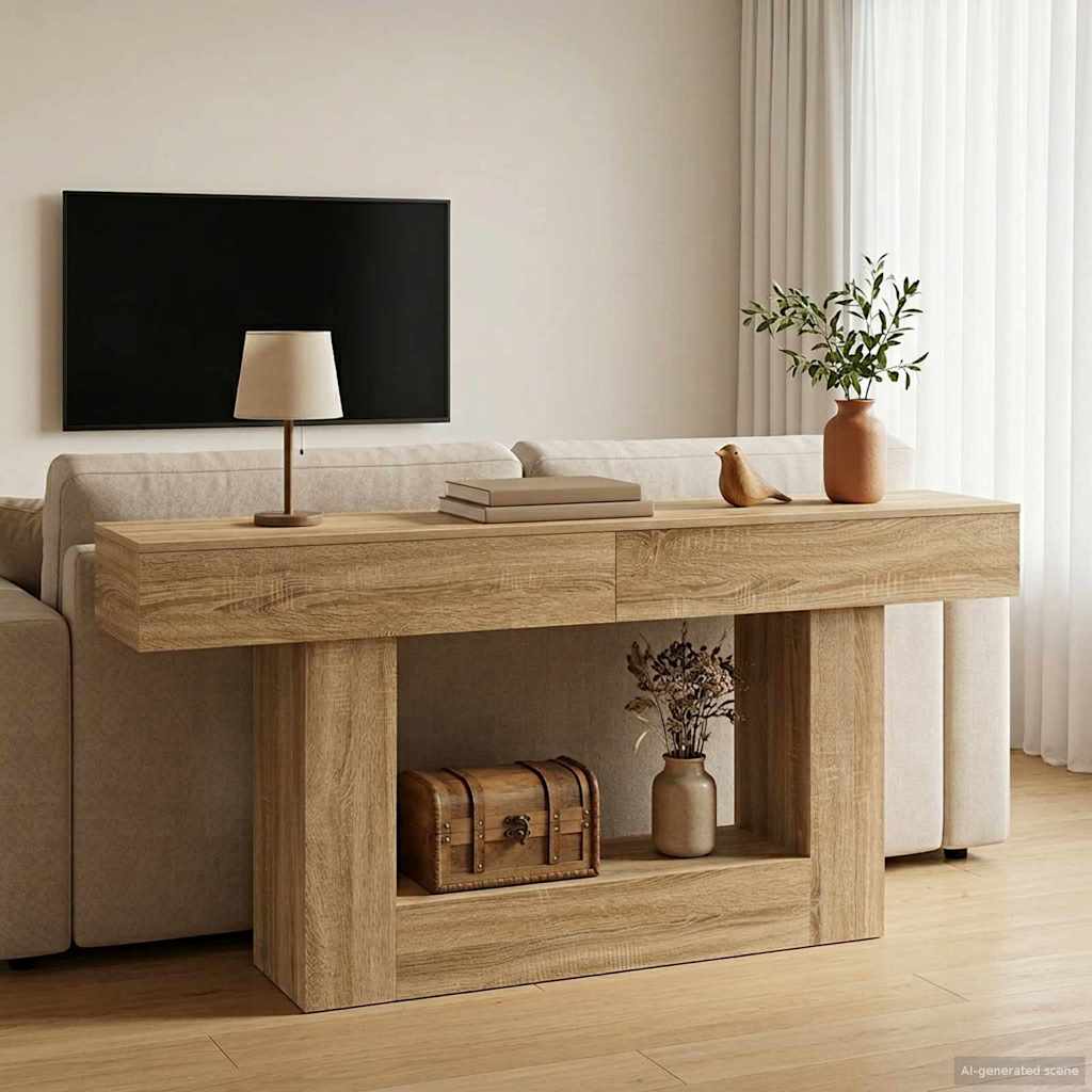 vidaXL Dąb Sonoma 160 x 30 x 74 cm