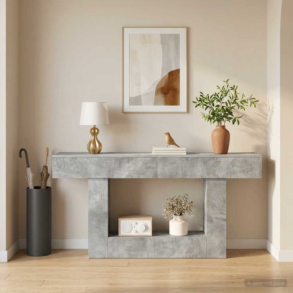 vidaXL Betonowy Szary 160 x 30 x 74 cm
