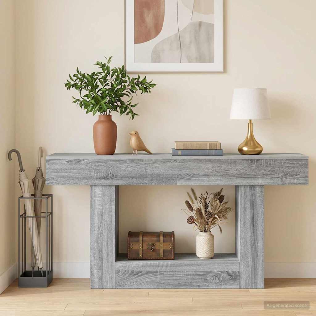 vidaXL Szary Sonoma 160 x 30 x 74 cm