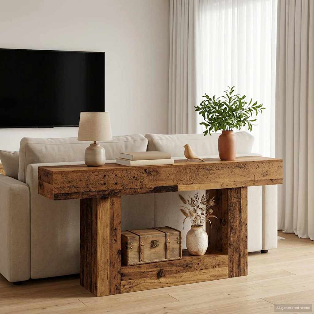 vidaXL Stare drewno 160 x 30 x 74 cm
