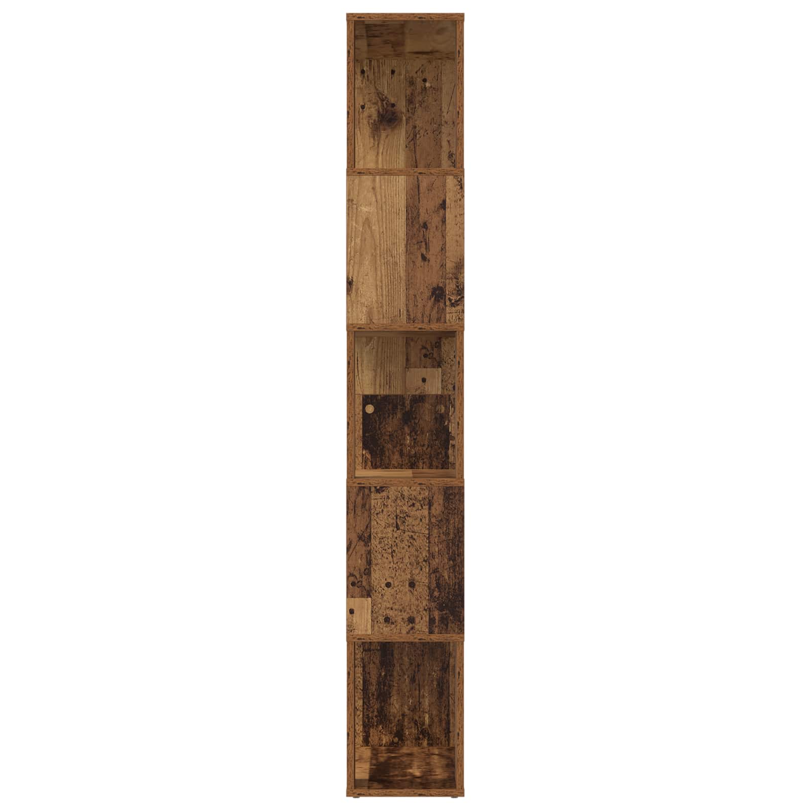 vidaXL Szafka na książki Stare drewno 80 x 24 x 159 cm