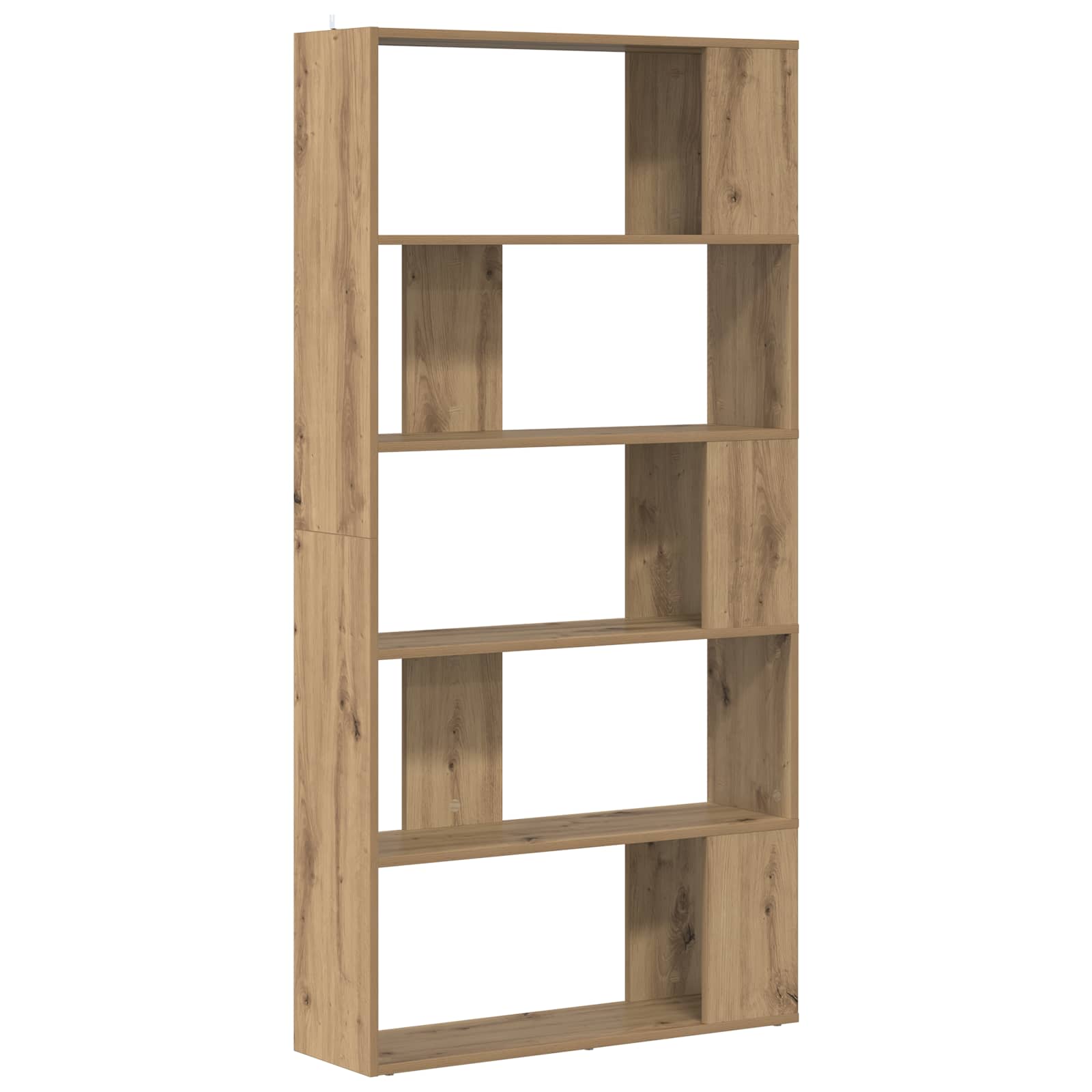 vidaXL Szafka na książki 80 x 24 x 159 cm Materiał drewnopochodny