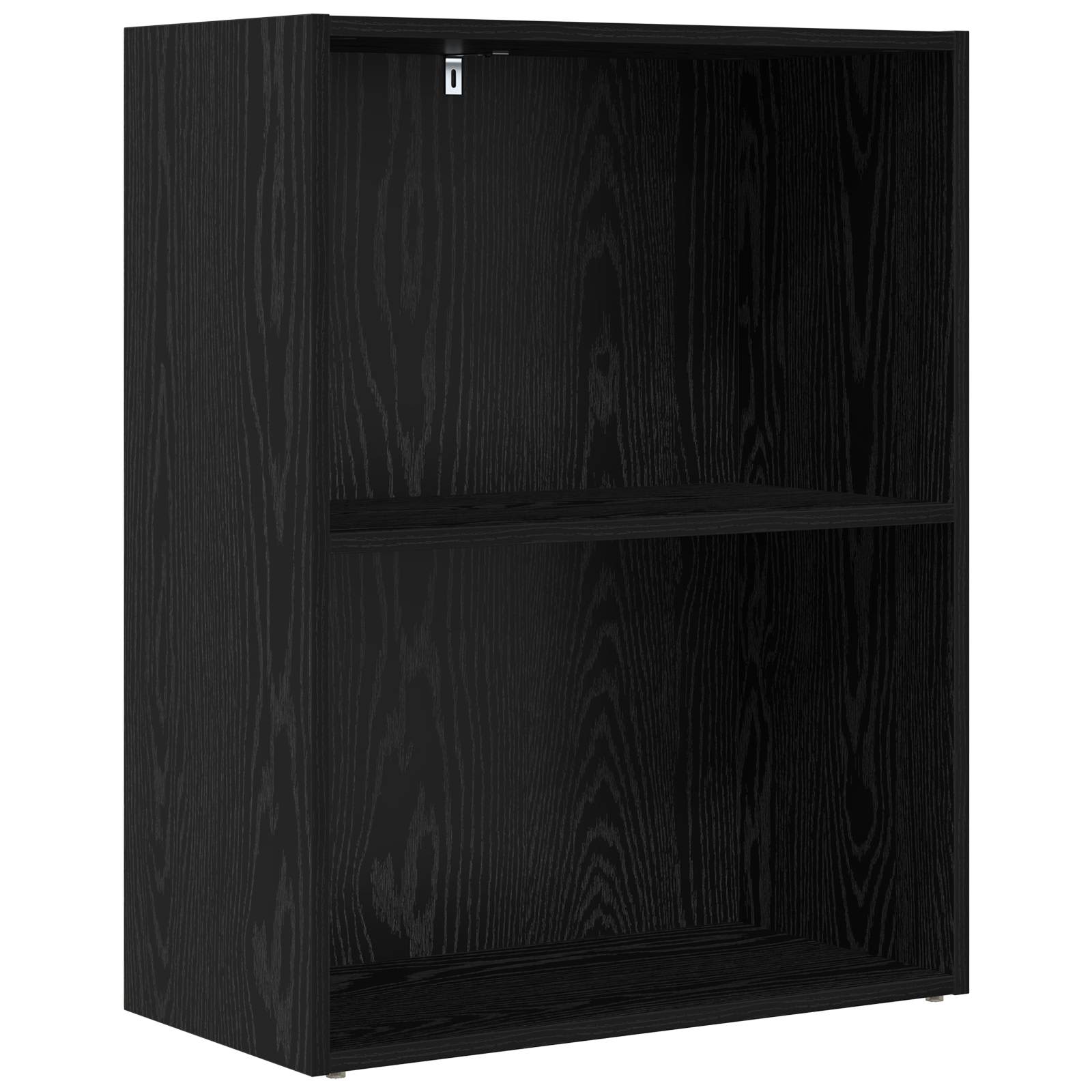 vidaXL Półka na książki Czarny Dąb 60 x 30 x 76.5 cm