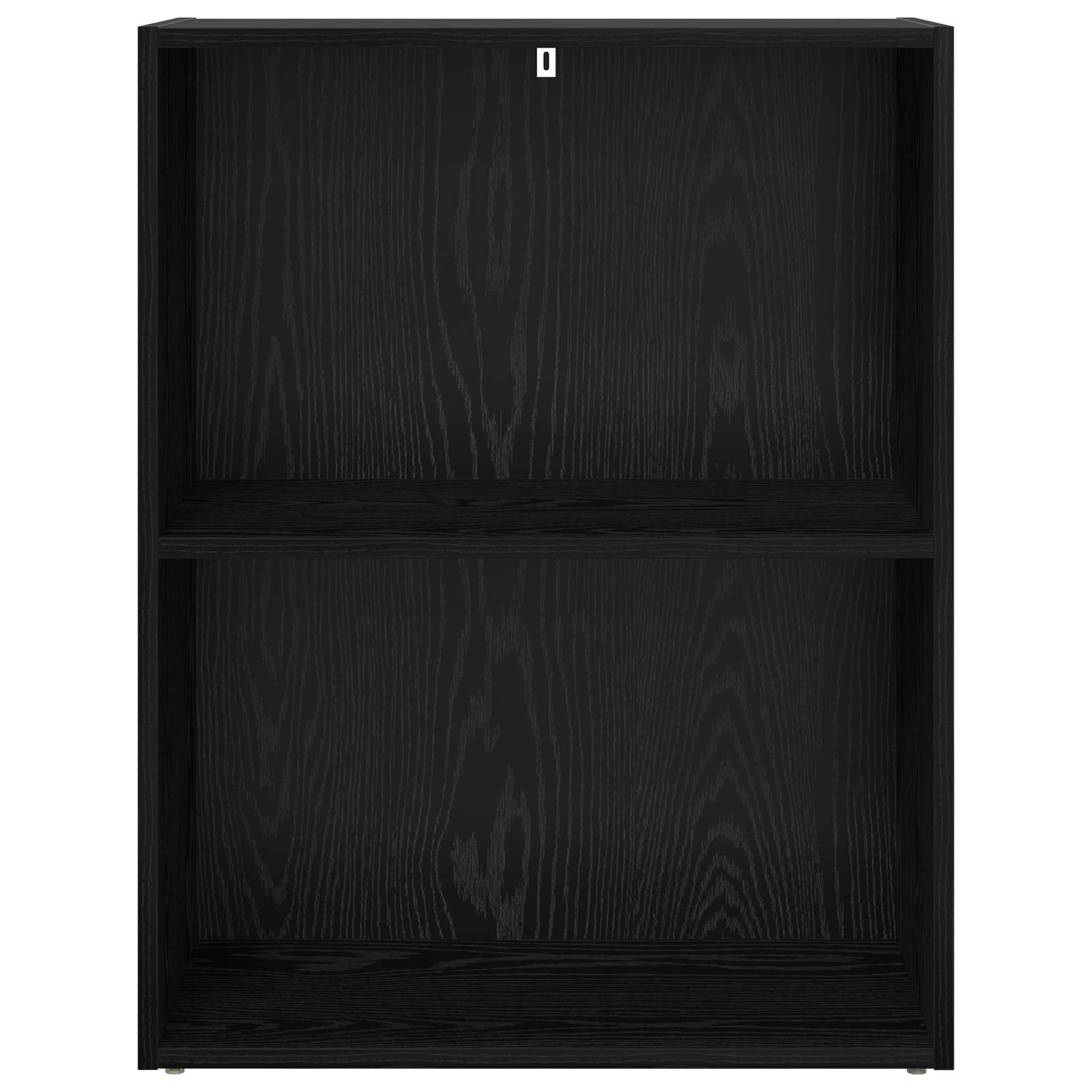 vidaXL Półka na książki Czarny Dąb 60 x 30 x 76.5 cm