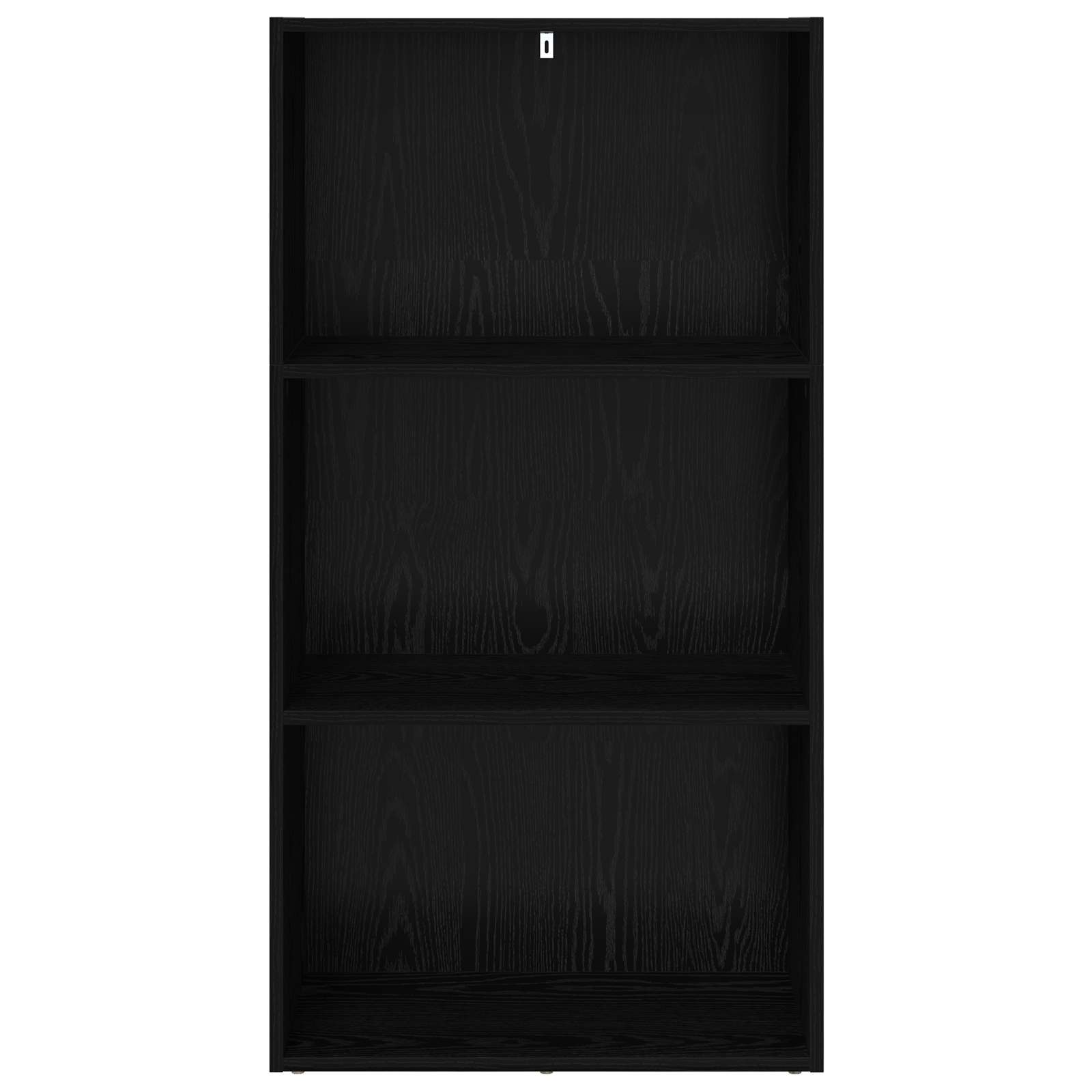 vidaXL Półka na książki Czarny Dąb 60 x 30 x 114 cm