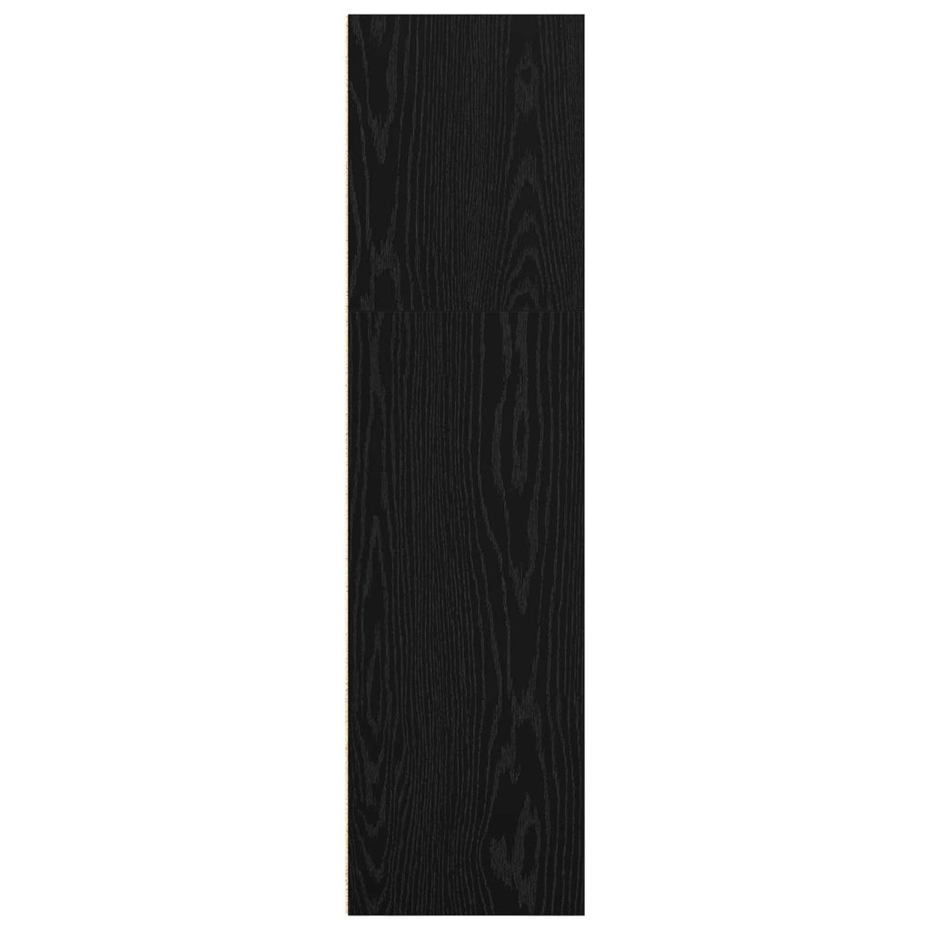 vidaXL Półka na książki Czarny Dąb 60 x 30 x 114 cm