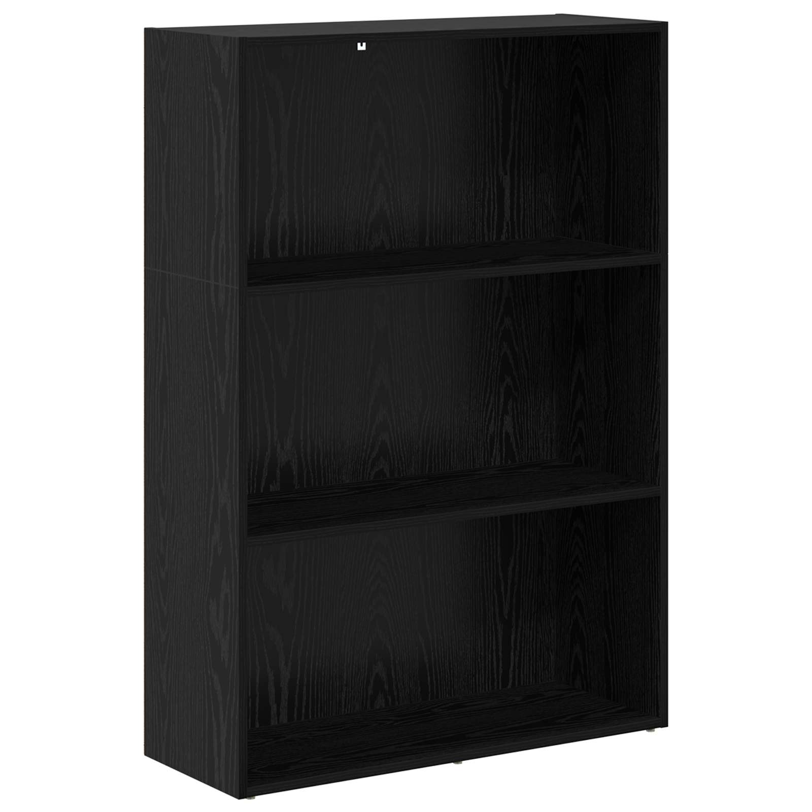 vidaXL Półka na książki Czarny Dąb 80 x 30 x 114 cm