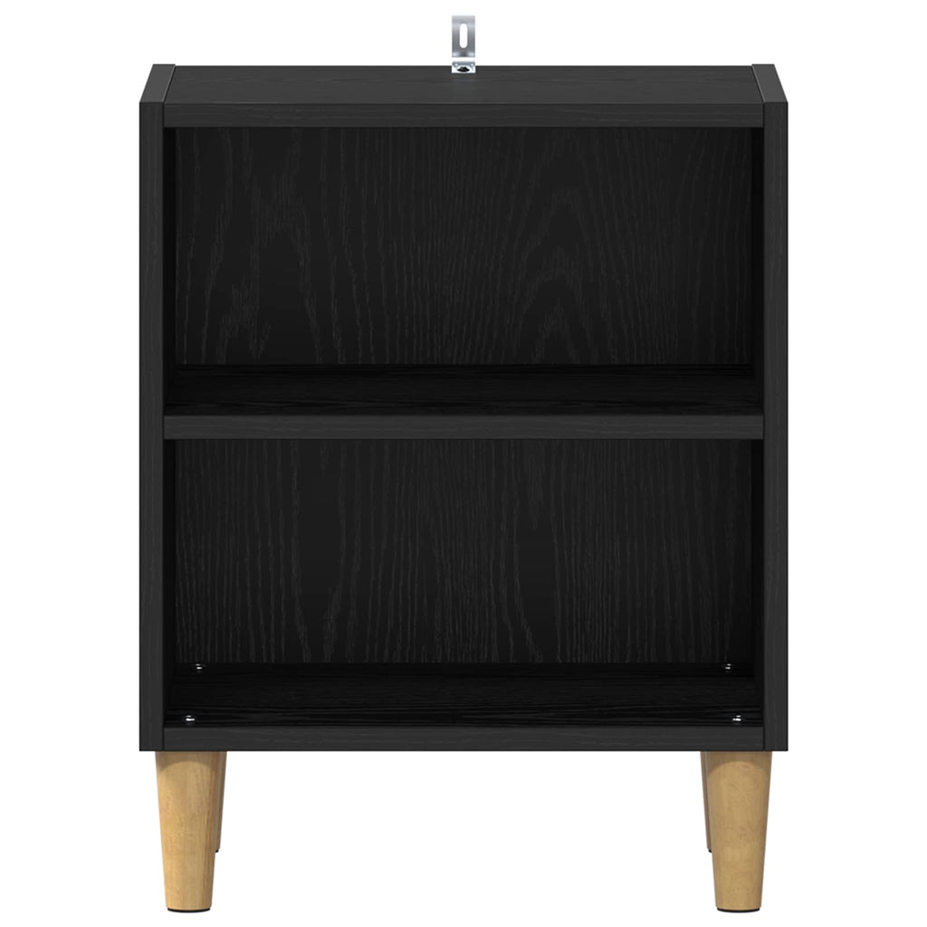 vidaXL Szafka pod łóżko 2 pcs Czarny Dąb 40 x 30 x 50 cm