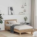 vidaXL Ramka łóżka Dąb rzemieślniczy 75 x 190 cm