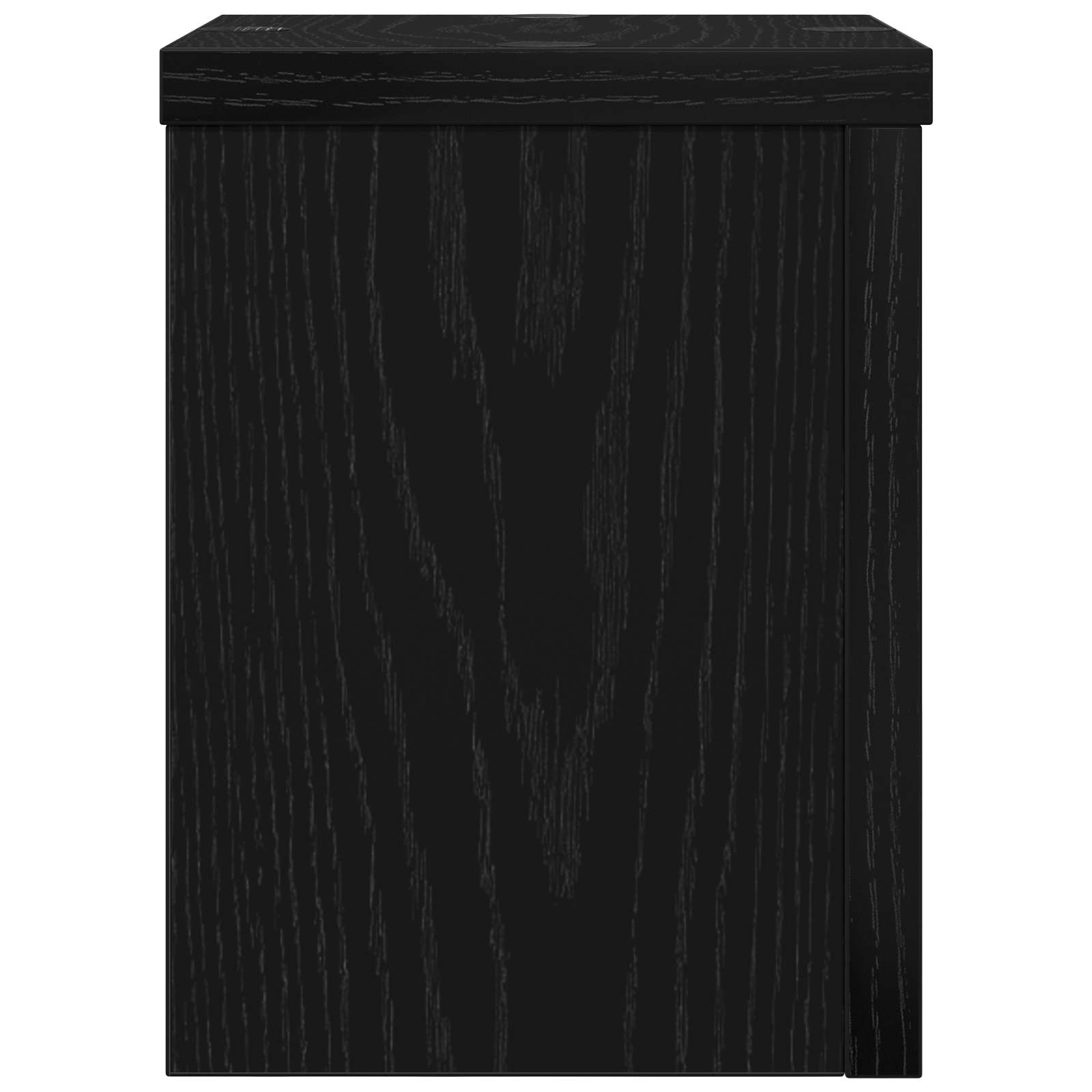 vidaXL Stojak na rośliny 2 pcs Czarny Dąb 15 x 15 x 20 cm