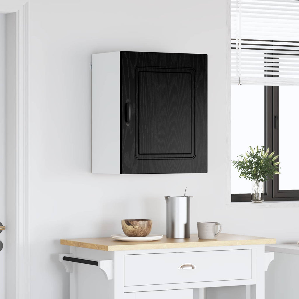 vidaXL Front do zmywarki Kalmar Czarny Dąb 50 x 31 x 60 cm
