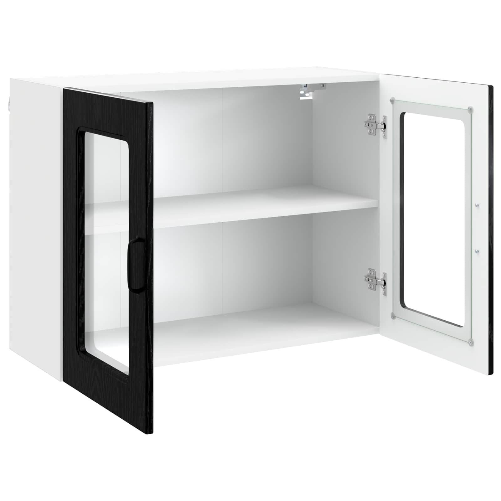 vidaXL Front do zmywarki Kalmar Czarny Dąb 80 x 31 x 60 cm