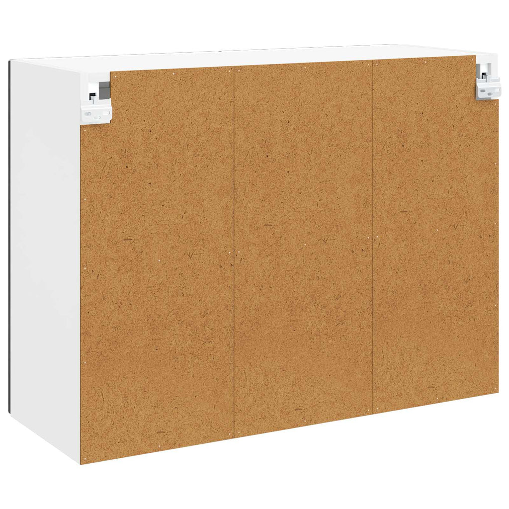 vidaXL Front do zmywarki Kalmar Czarny Dąb 80 x 31 x 60 cm