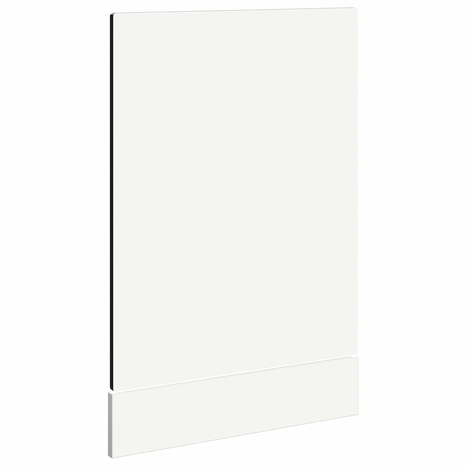 vidaXL Front do zmywarki Kalmar Czarny Dąb 45 x 1,5 x 57 cm