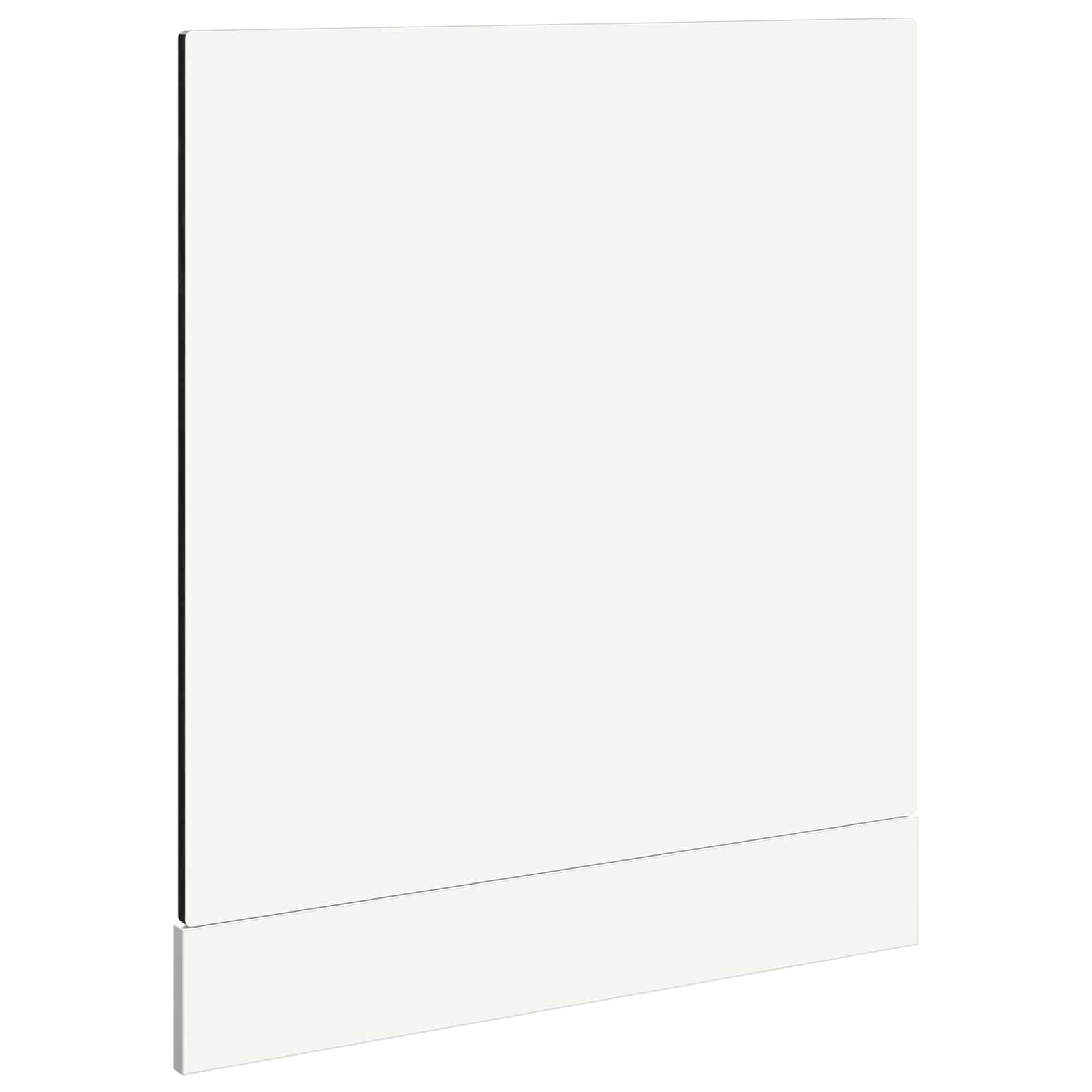 vidaXL Front do zmywarki Kalmar Czarny Dąb 60 x 1,5 x 57 cm