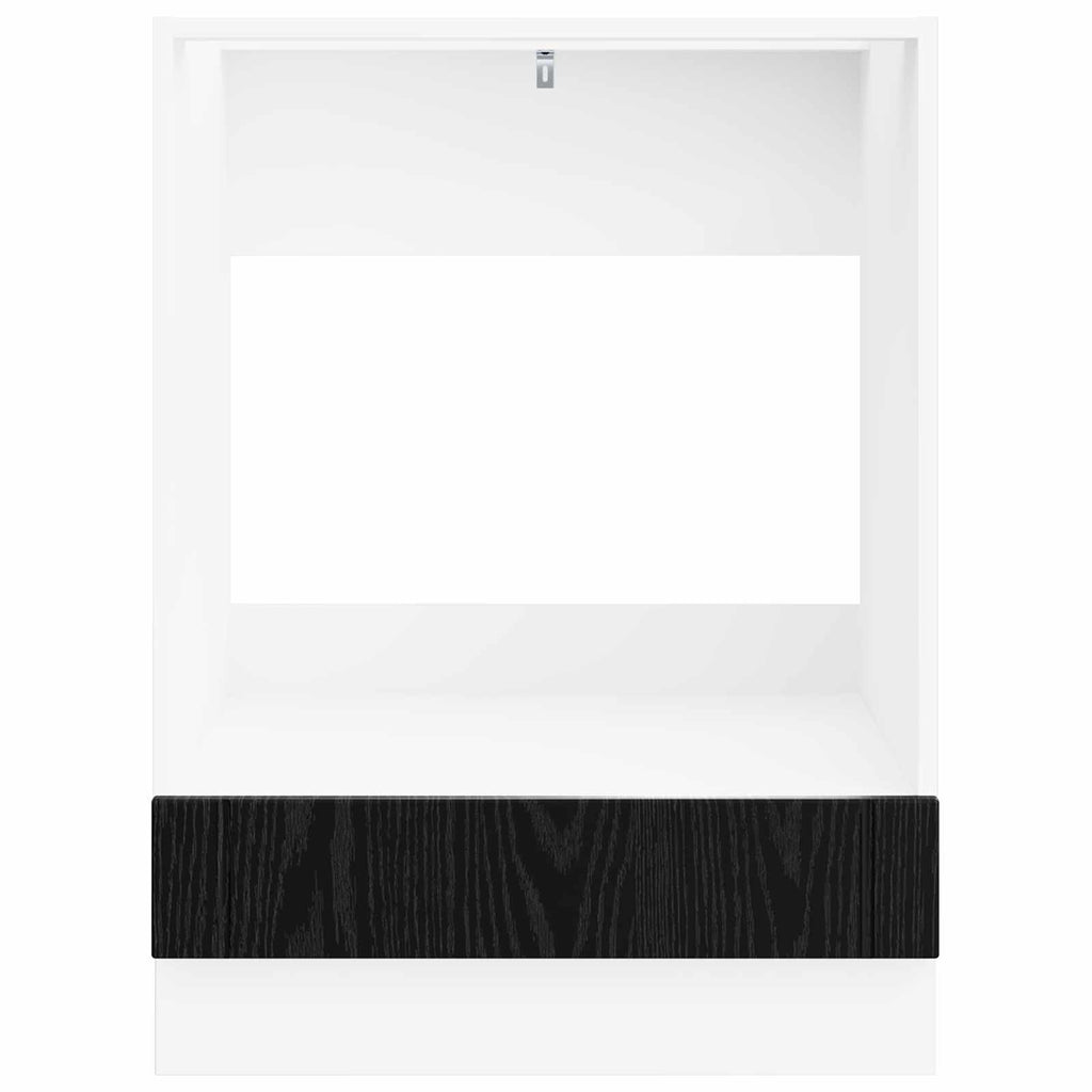 vidaXL Szafka na piekarnik LUCCA Czarny dąb 60 x 46 x 81,5 cm