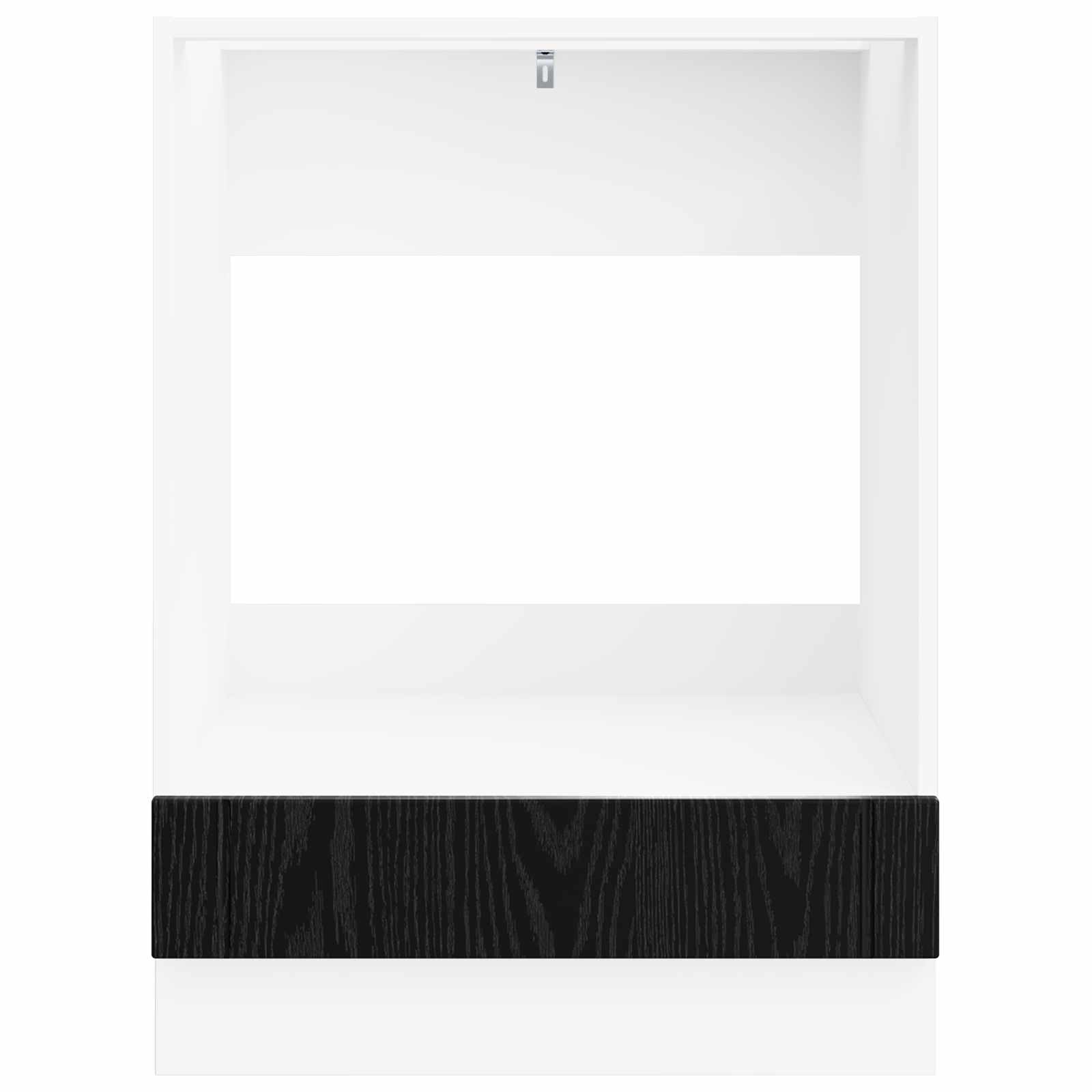 vidaXL Szafka na piekarnik LUCCA Czarny dąb 60 x 46 x 81,5 cm