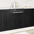 vidaXL Front do zmywarki PORTO Czarny Dąb 60 x 1,5 x 57 cm