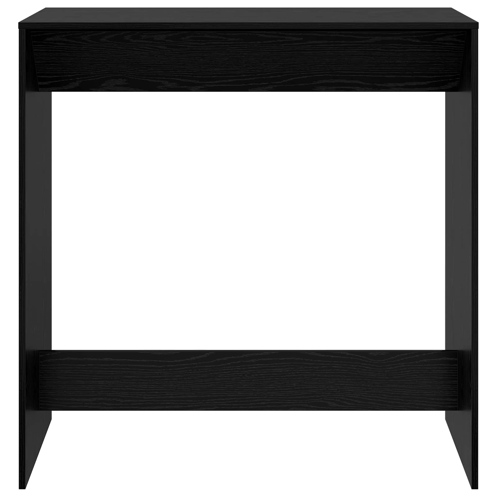vidaXL Stół barowy Czarny Dąb 102 x 50 x 103,5 cm