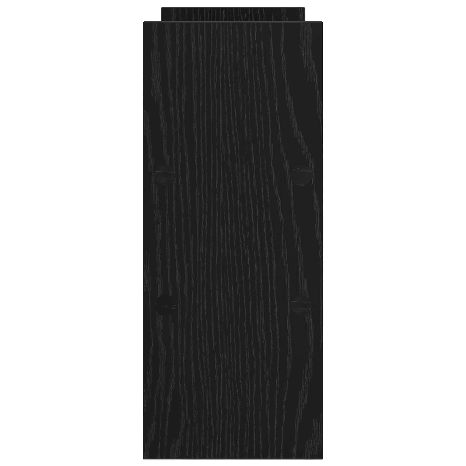 vidaXL Podstawka na biurko pod monitor Czarny Dąb 40 x 17 x 41 cm