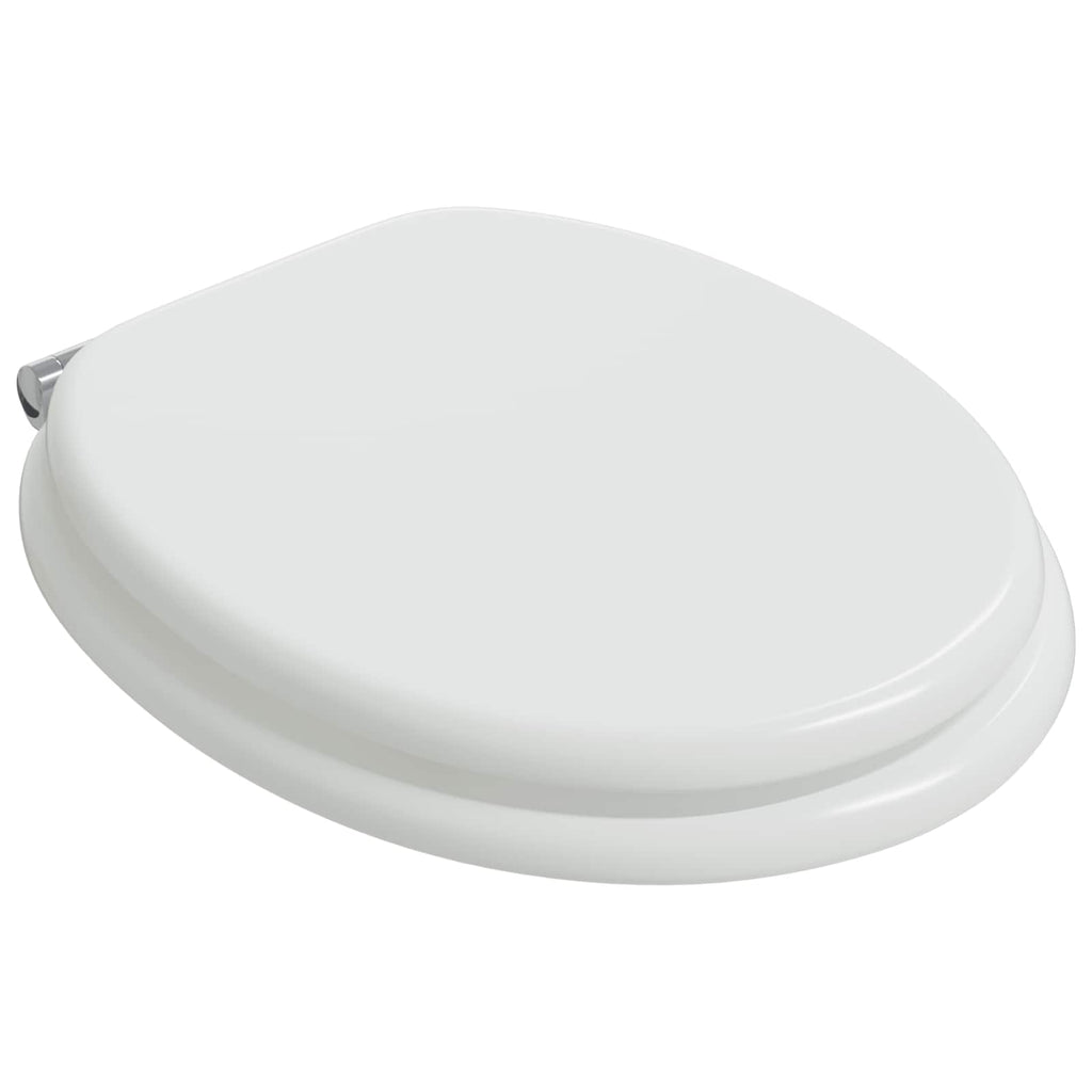 vidaXL Deska toaletowa z samoodblokowaniem 2 pcs Biały 44 x 38 cm
