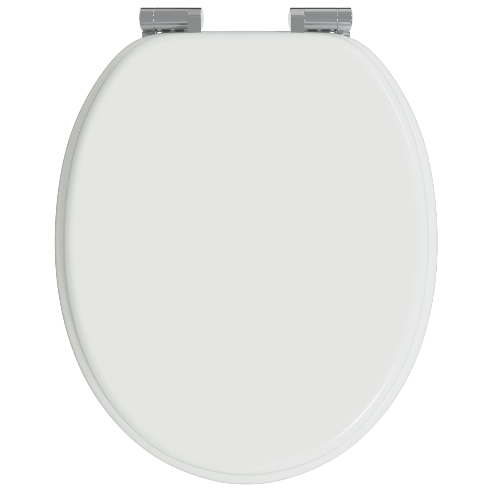 vidaXL Deska toaletowa z samoodblokowaniem 2 pcs Biały 44 x 38 cm