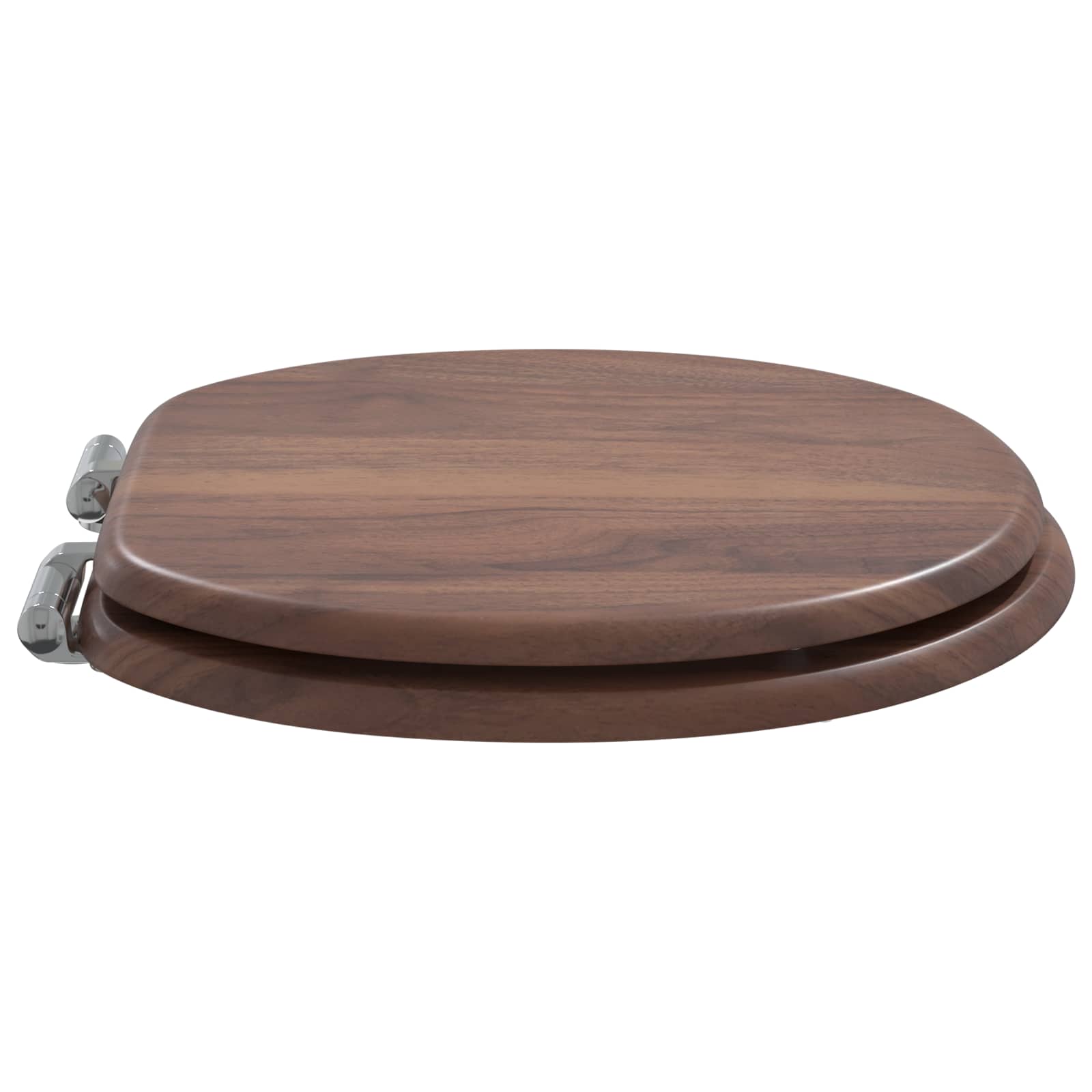 vidaXL Deska toaletowa z samoodblokowaniem 2 pcs Brązowy 44 x 38 cm