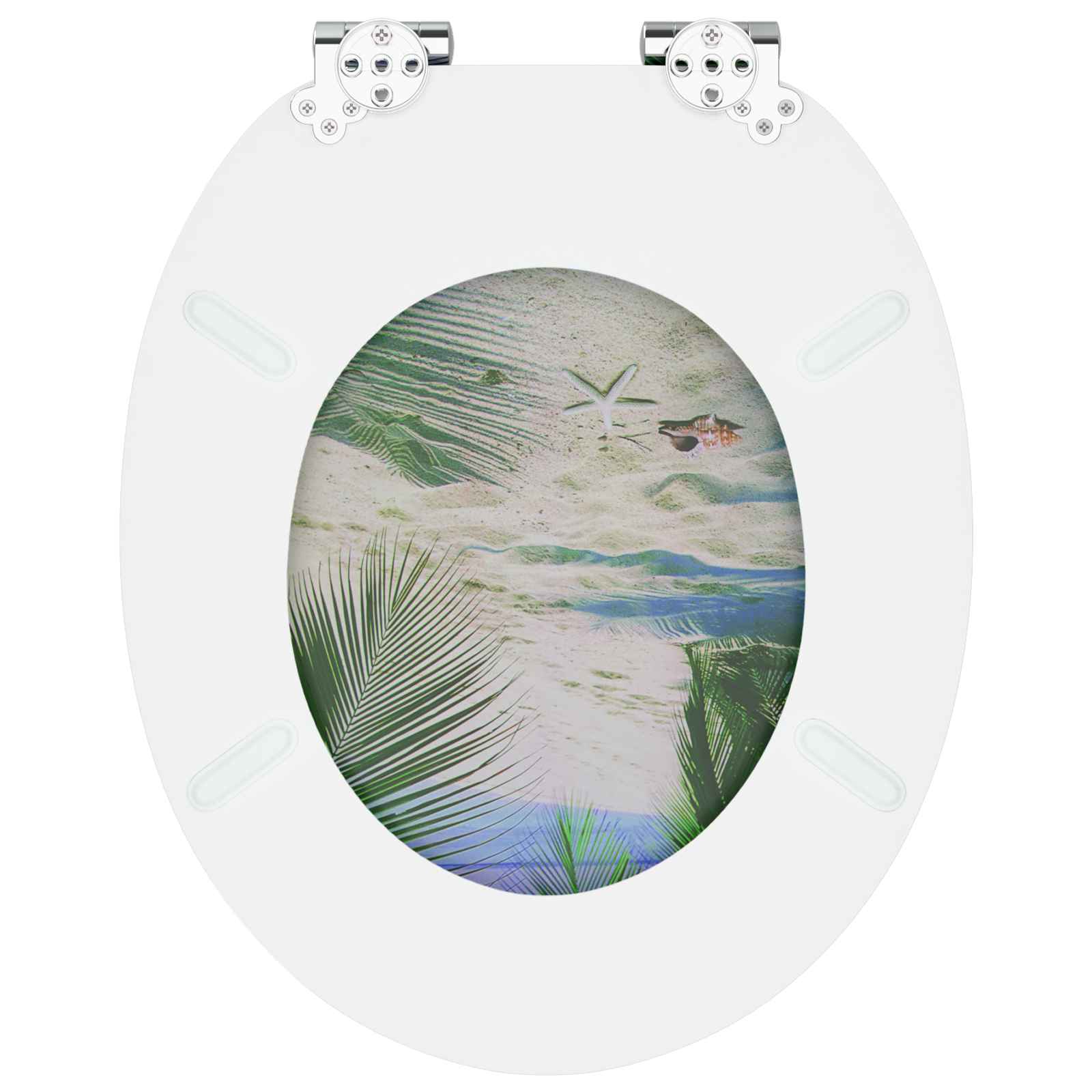 vidaXL Deska toaletowa z samoodblokowaniem 2 pcs Zielony 44 x 38 cm