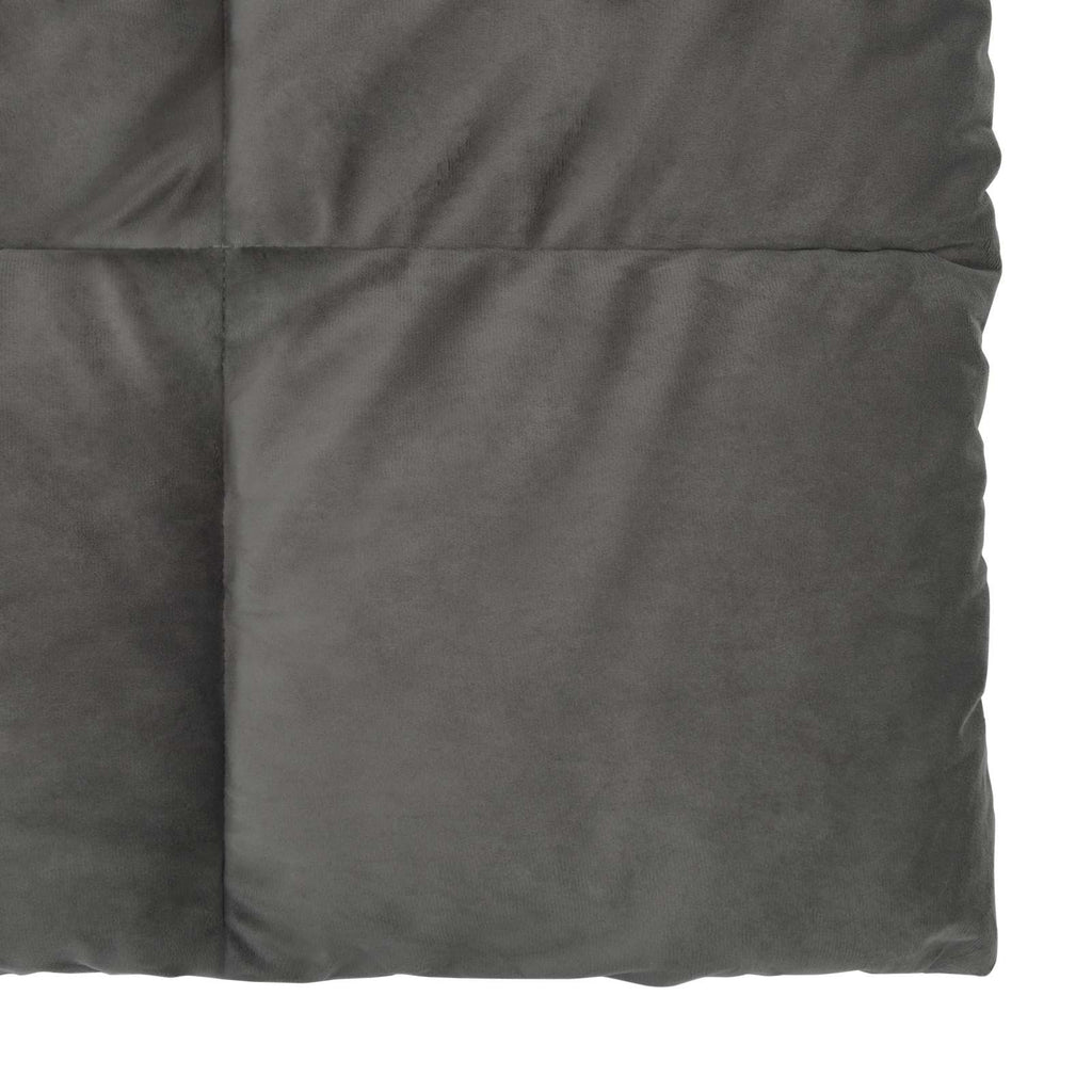 vidaXL Letni Kołdra Kwiłtowany Jasnoszary 220 x 260 cm Mikrofibra