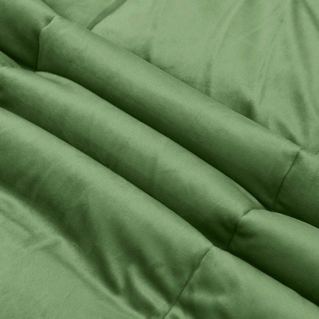 vidaXL Letni Kołdra Kwiłtowany Zielony 135 x 220 cm Mikrofibra