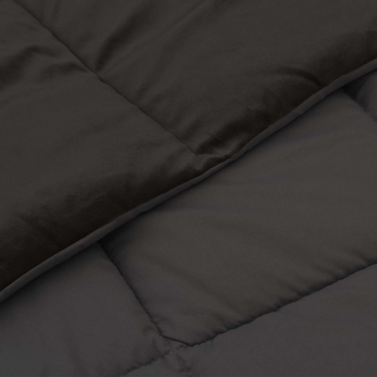 vidaXL Kołdra na cały rok Kwiłtowany Antracyt 135 x 220 cm Mikrofibra