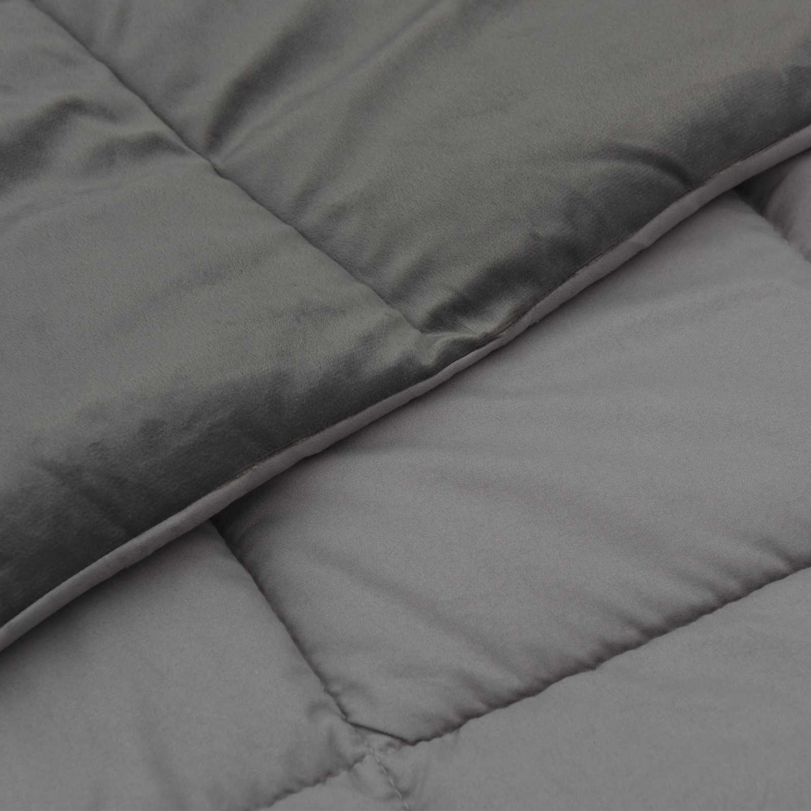 vidaXL Kołdra na cały rok Jasnoszary 200 x 240 cm Mikrofibra