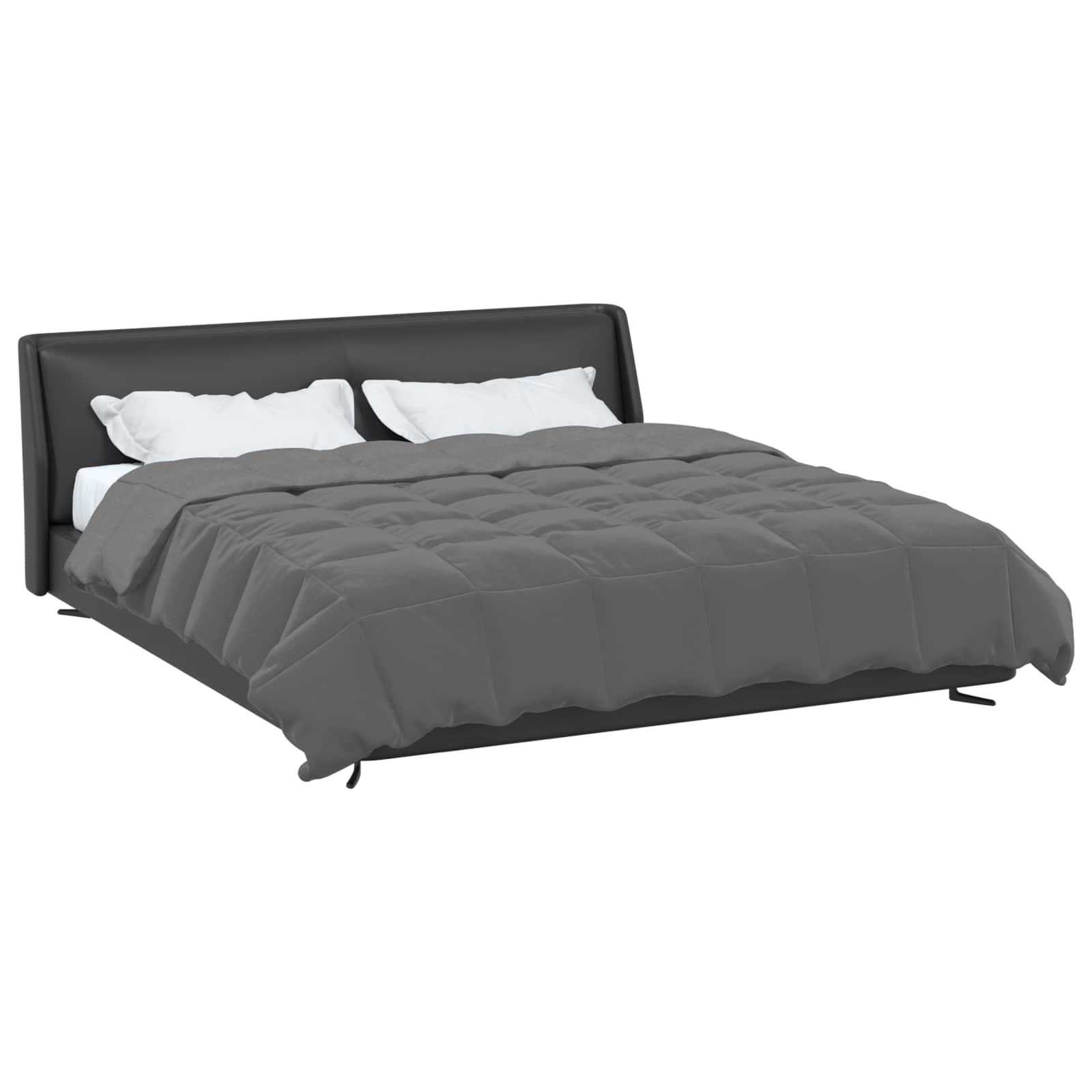vidaXL Kołdra na cały rok Jasnoszary 200 x 220 cm Mikrofibra