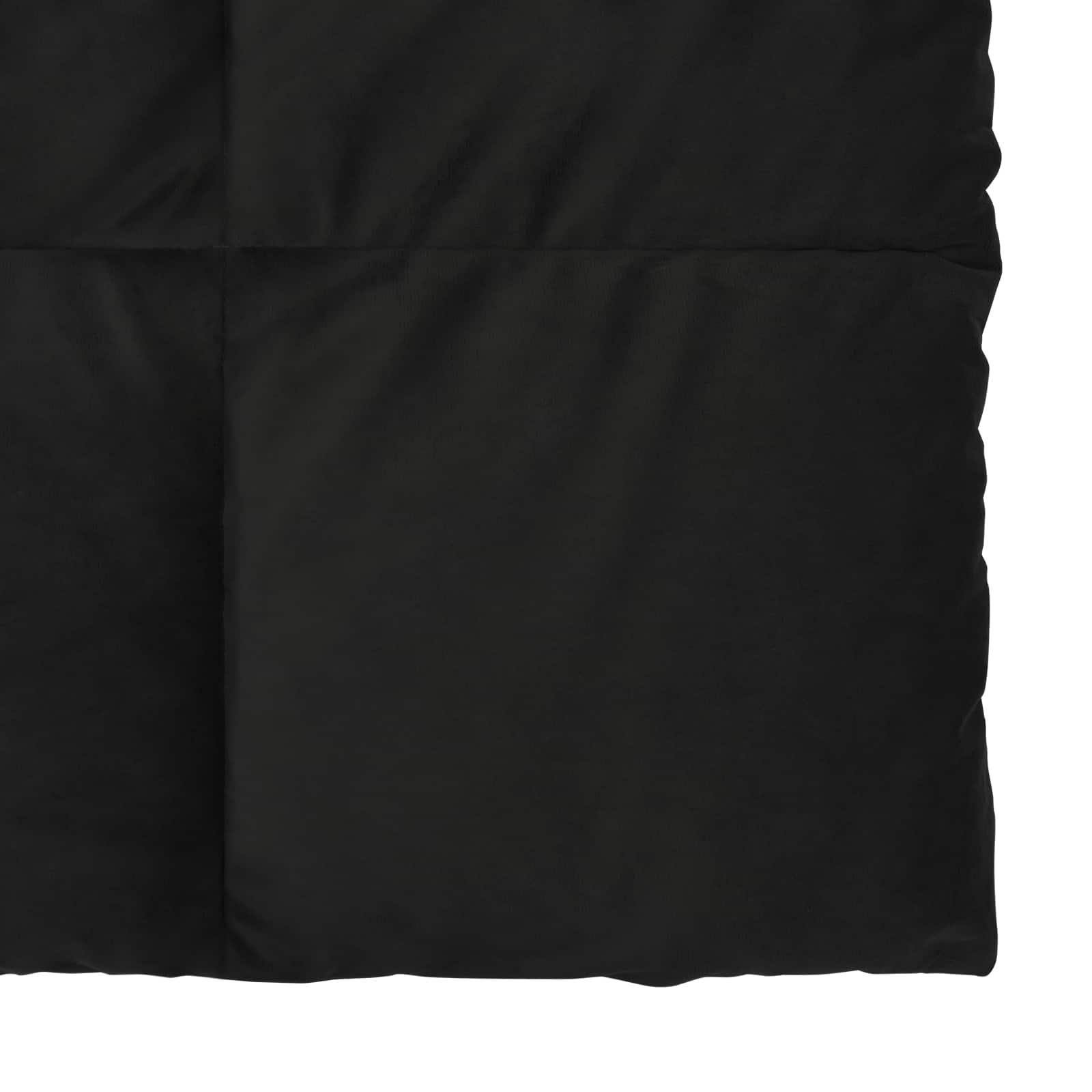vidaXL Kołdra na cały rok Kwiłtowany Czarny 155 x 200 cm Mikrofibra