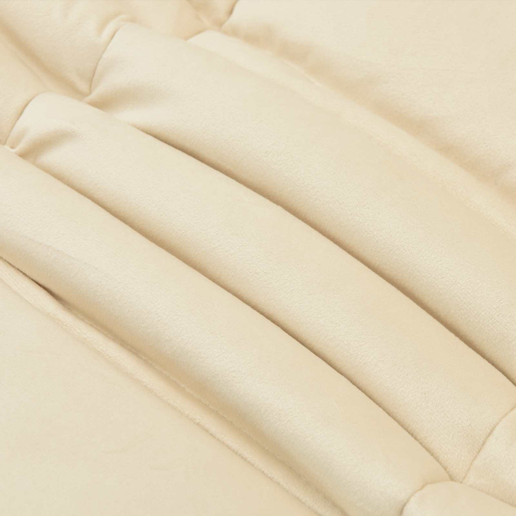 vidaXL Zimowa Kołdra Kwiłtowany Kremowy 200 x 240 cm Mikrofibra