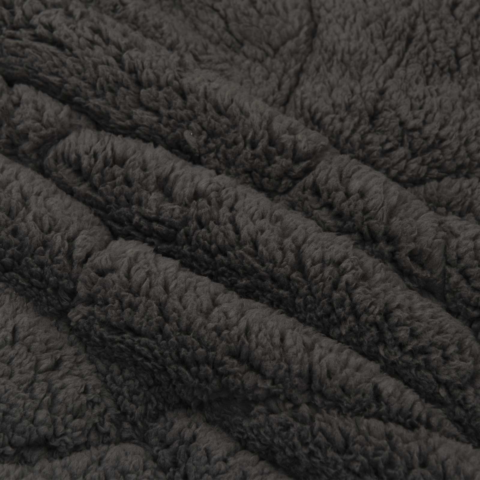 vidaXL Letni Kołdra Antracyt 135 x 200 cm Mikrofibra i Fleece Teddy