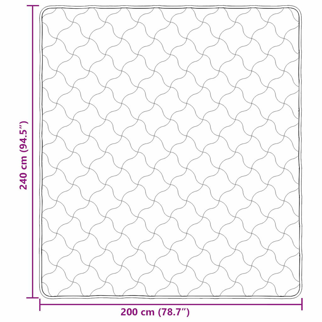 vidaXL Letni Kołdra Jasnoszary 200 x 240 cm Mikrofibra i Fleece Teddy