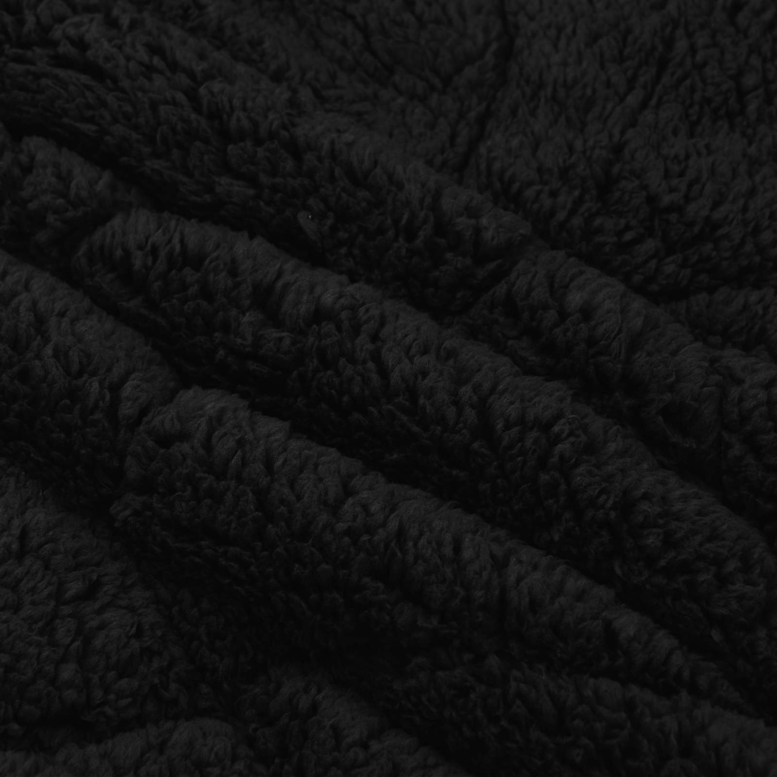 vidaXL Letni Kołdra Czarny 135 x 200 cm Mikrofibra i Fleece Teddy