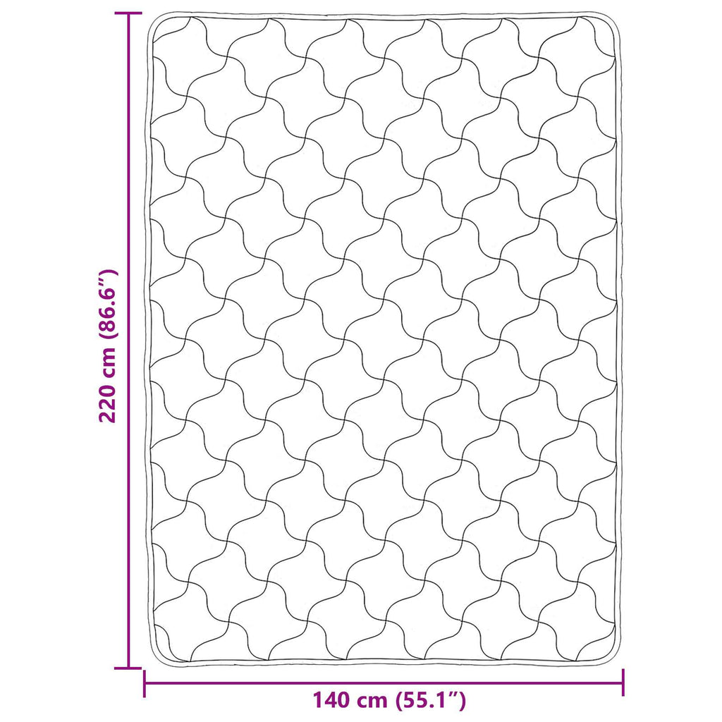 vidaXL Kołdra na cały rok 140 x 220 cm Nie Ciemnoszary Oddychające
